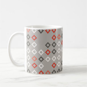 Abstraktes geometrisches Musterdesign, Kunst, Hint Kaffeetasse