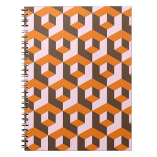 Abstraktes geometrisches nahtloses Design. Notizblock