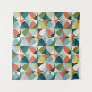 Abstraktes geometrisches nahtloses Muster in der M Wandteppich