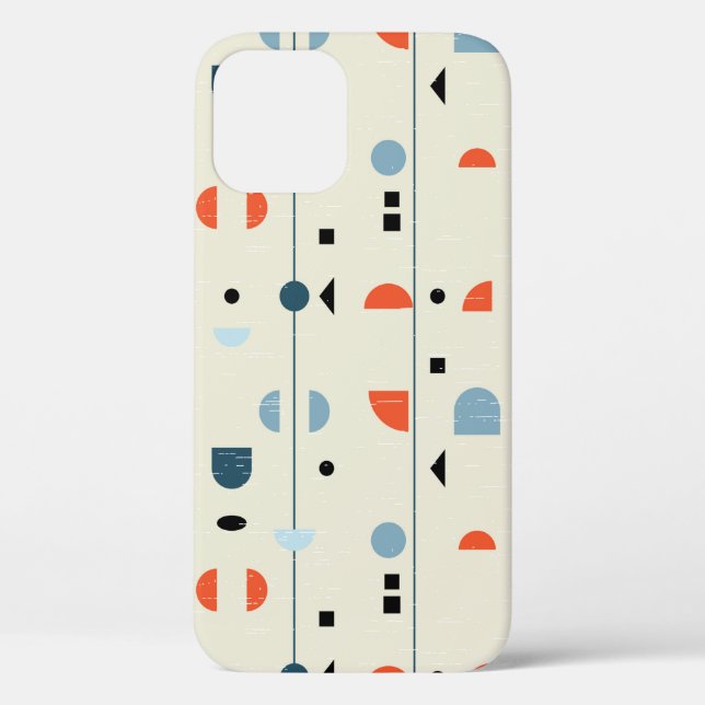 Abstraktes geometrisches nahtloses Muster, inspiri Case-Mate iPhone Hülle (Rückseite)