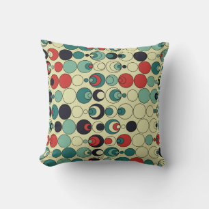 Abstraktes geometrisches, nahtloses Musterdesign. Kissen