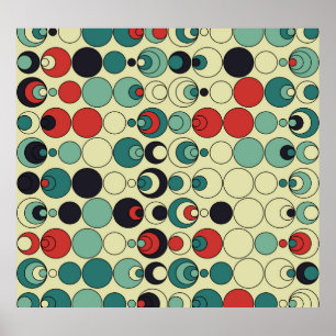 Abstraktes geometrisches, nahtloses Musterdesign. Poster