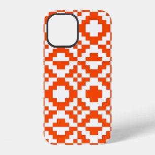Abstraktes geometrisches pixeliges nahtloses Muste iPhone 12 Hülle