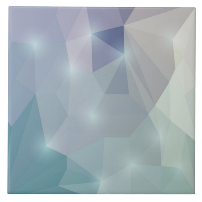 Abstraktes geometrisches Polygon Fliese (Vorderseite)