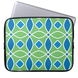 Abstraktes geometrisches Retro-Muster mit Tri Laptopschutzhülle