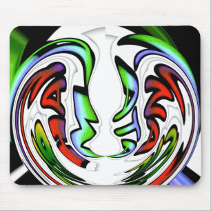 Abstraktes Gesicht Hakuna Matata Kunstdruckerei Mousepad