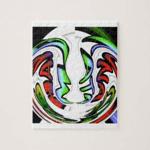 Abstraktes Gesicht Hakuna Matata Kunstprint