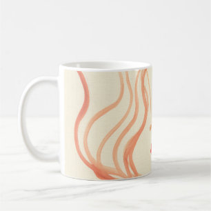 Abstraktes Gesicht Kaffeetasse