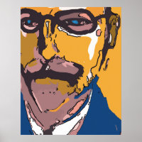 Abstraktes Gesicht