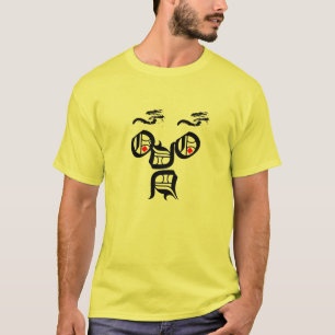 abstraktes Gesicht T-Shirt