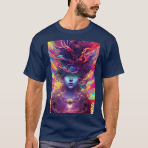 Abstraktes Gesicht T-Shirt