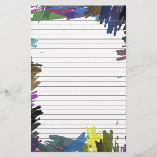 Abstraktes gestrichenes Papier für das Papier für