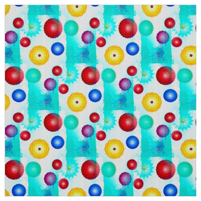 Abstraktes Gewebe mit pulsierender Geometrie Stoff (Muster)