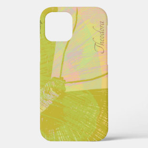 Abstraktes Gold Butterfly Pink Violet Pastellmuste Case-Mate iPhone Hülle