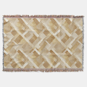 Abstraktes goldenes geometrisches Muster mit Metal Decke