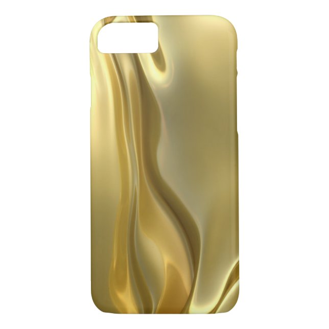 abstraktes Goldsatin Case-Mate iPhone Hülle (Rückseite)