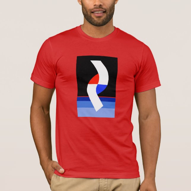 Abstraktes grafisches T-Shirt (Vorderseite)