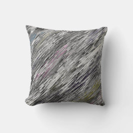 abstraktes Graumuster Kissen