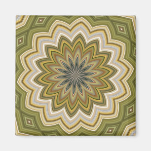 Abstraktes Grün Magnet