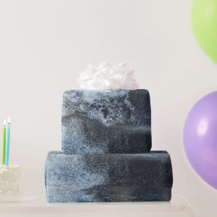 Abstraktes, grundes Farbdesign Geschenkpapier