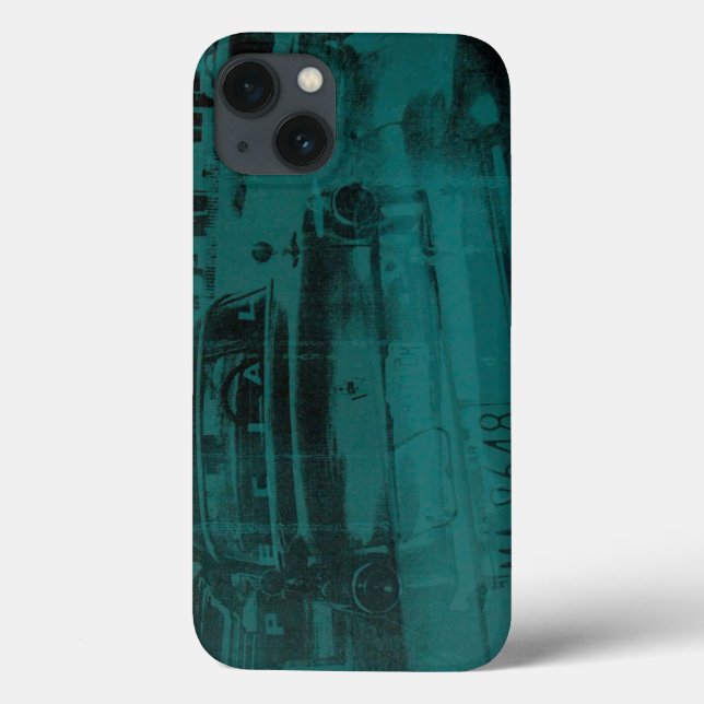 Abstraktes grünes Auto Case-Mate iPhone Hülle (Rückseite)