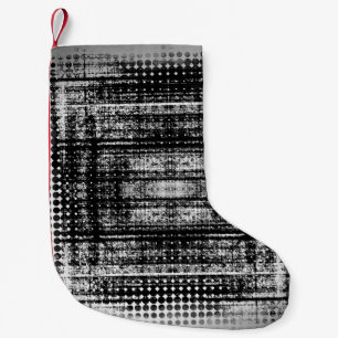 abstraktes Grunge-Hintergrundmuster abstrakt, geal Kleiner Weihnachtsstrumpf