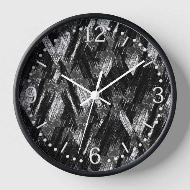 Abstraktes Grunge-Muster. Uhr (Vorderseite)