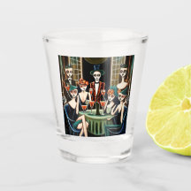 Abstraktes Halloween-Cocktail-Party