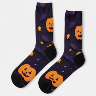 Abstraktes Halloween-Design Socken
