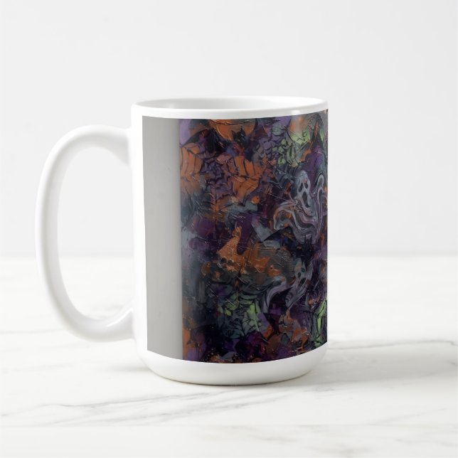 Abstraktes Halloween Kaffeetasse (Links)