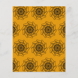 Abstraktes handgezeichnet Muster Scrapbook Paper