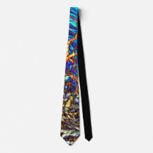 Abstraktes Hartglas - Neck Tie