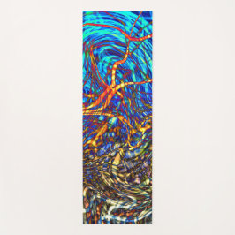 Abstraktes Hartglas - Yoga Mat Yogamatte