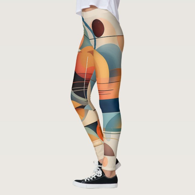 Abstraktes Herz Leggings (Links)
