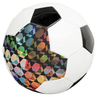 Abstraktes Hexagon-Grafikdesign Fußball
