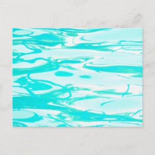 Abstraktes Hintergrundbild eines Aqua-Grün-Pools Postkarte