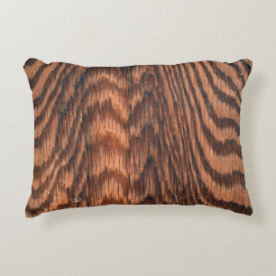 abstraktes Holzdesign Zierkissen