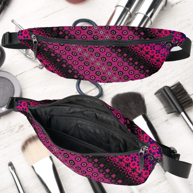 Abstraktes, Hot-Pink-Muster - Fanny Pack Bauchtasche (Von Creator hochgeladen)