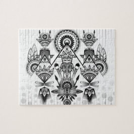 Abstraktes Indianerstamm