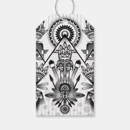 Abstraktes Indianerstamm Geschenkanhänger