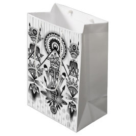 Abstraktes Indianerstamm Mittlere Geschenktüte
