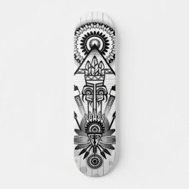 Abstraktes Indianerstamm Skateboard