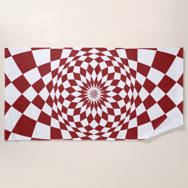 Abstraktes Innendesign Strandtuch (Vorderseite)