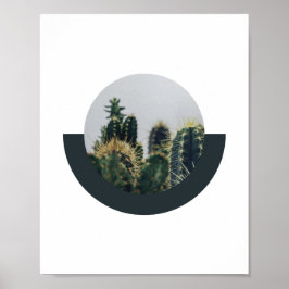 Abstraktes Kaktus-Poster 2 | 8x10 Poster