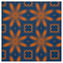 Abstraktes Kaleidoskop dunkelblau