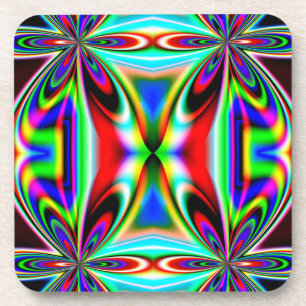Abstraktes Kaleidoskop-Farbdesign-11438 Getränkeuntersetzer