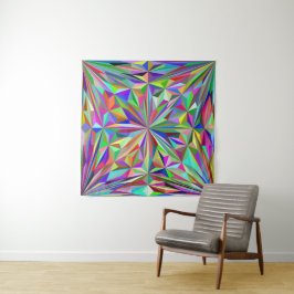 Abstraktes Kaleidoskop Wandteppich