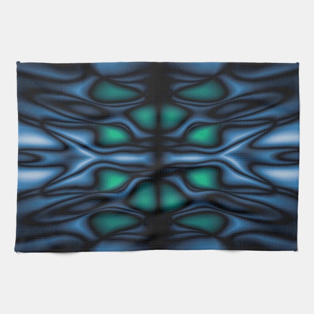 Abstraktes Kaleidoskopmuster Handtuch (Horizontal)