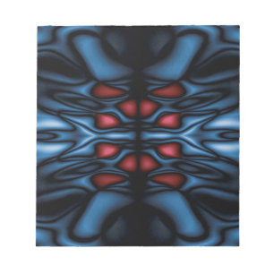 Abstraktes Kaleidoskopmuster Notizblock