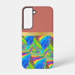 Abstraktes Kaliskop in mehrfarbigen Farben Samsung Galaxy Hülle